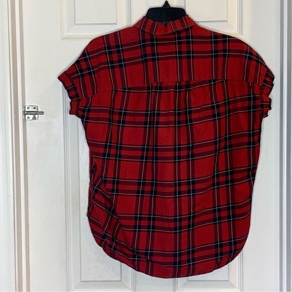 Madewell Central Shirt in Dahl Plaid Size XXS - Picture 7 of 10